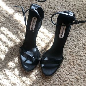 Steve Madden Black Sandals